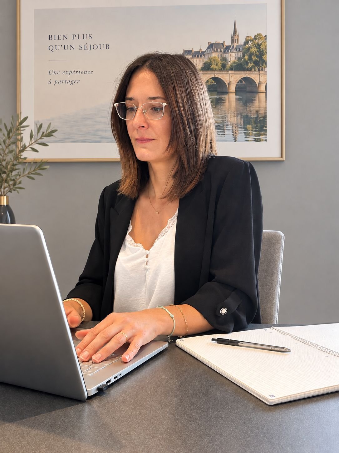 Magali Beyneix, fondatrice de la conciergerie Les Clés de Garonne à Agen