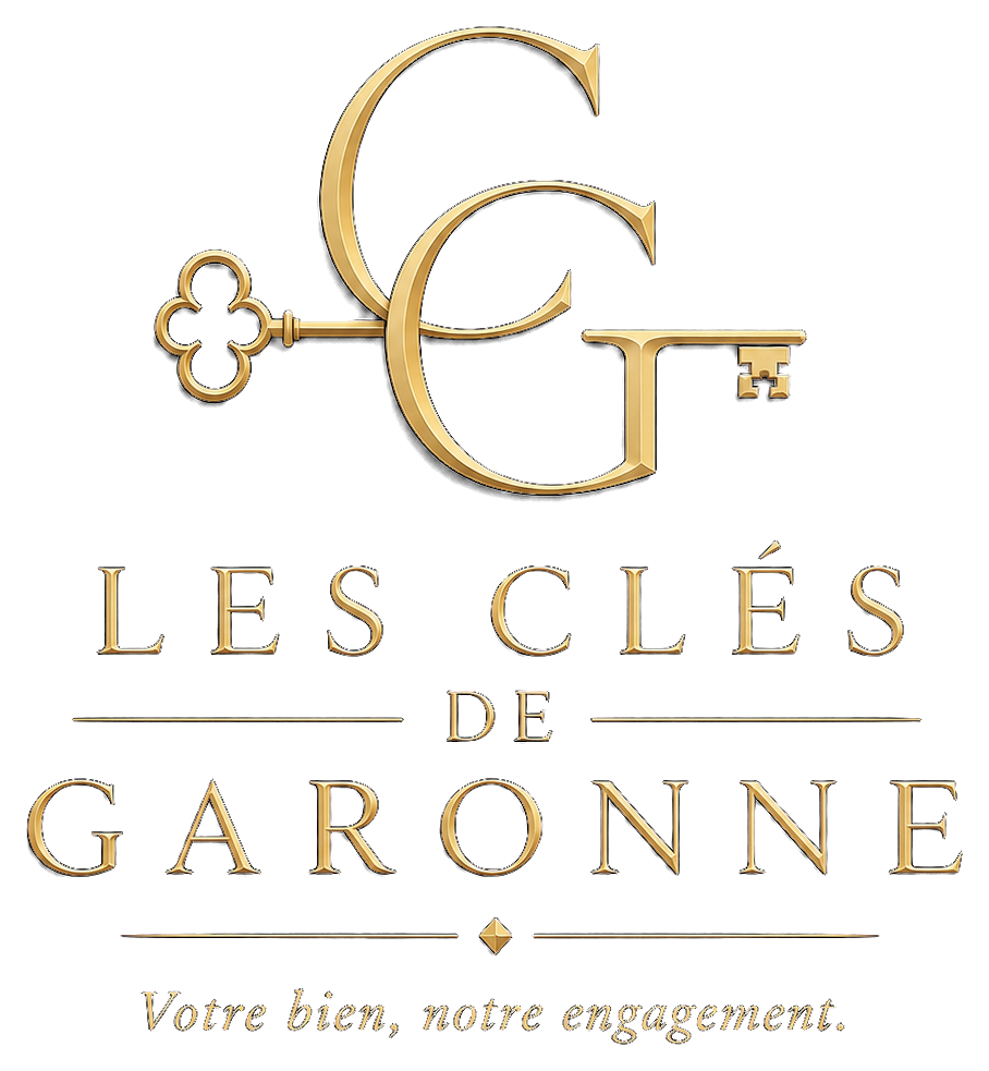 Logo Les Clés de Garonne, conciergerie de location courte durée à Agen